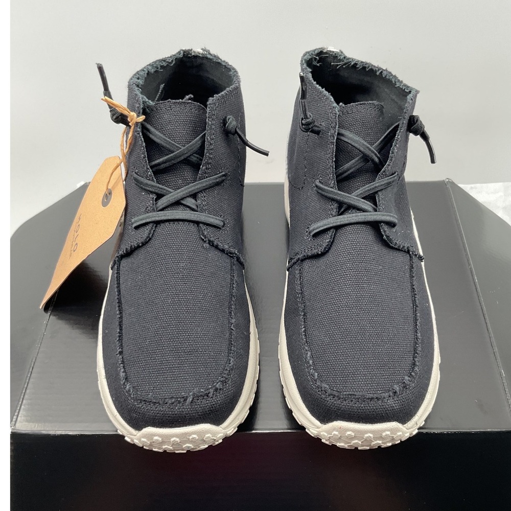 Holo Footwear Womens Maverick Black Canvas Chukka Moc Toe Sneakers HW511102 7